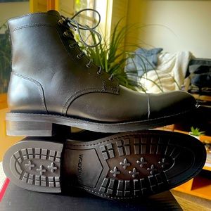 Wolverine BLVD Cap Toe Leather Boot 10.5